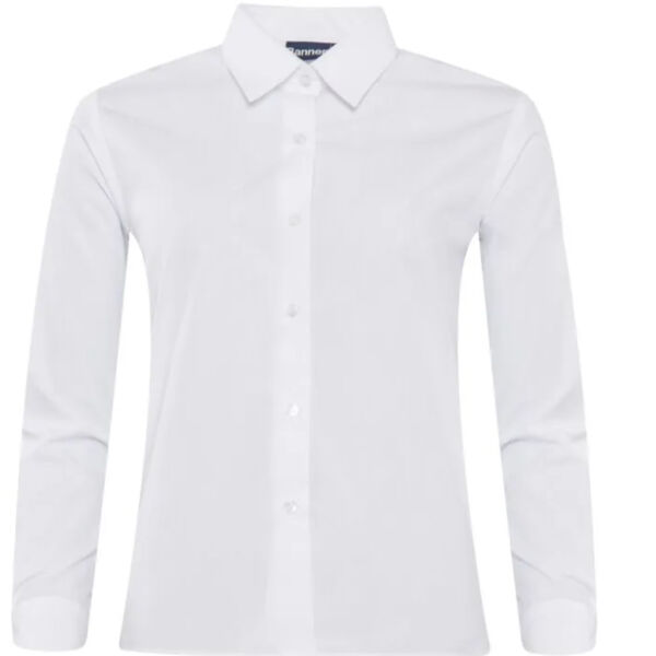 913350-J - 2 x Pack Regular Fit Long Sleeve Blouse (Junior) Thumbnail
